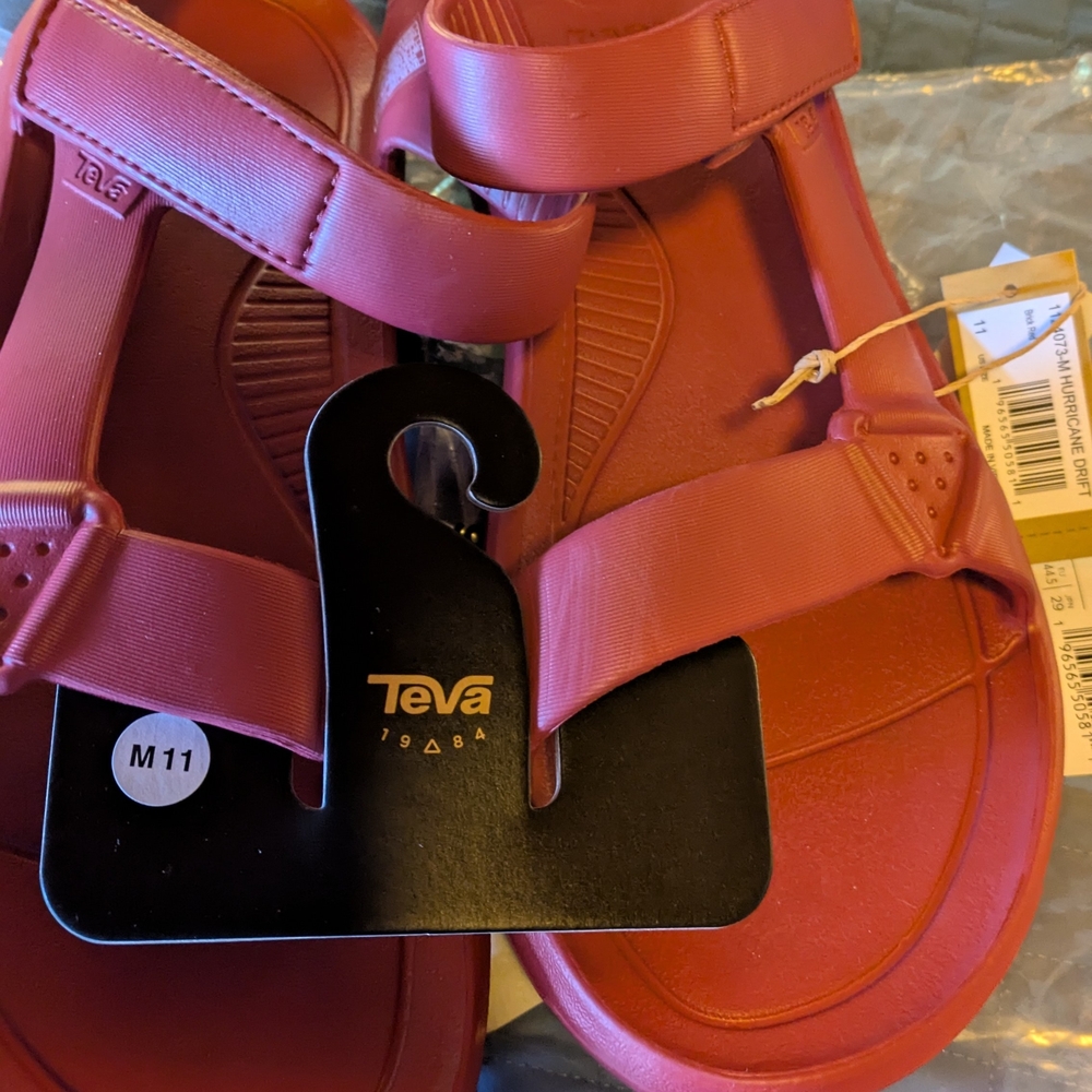 Teva Red/Orange Sandals for Men